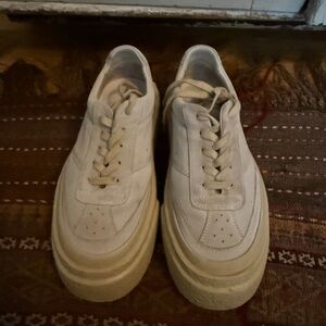 MM6 Maison Margiela White Flatform Sneakers 38